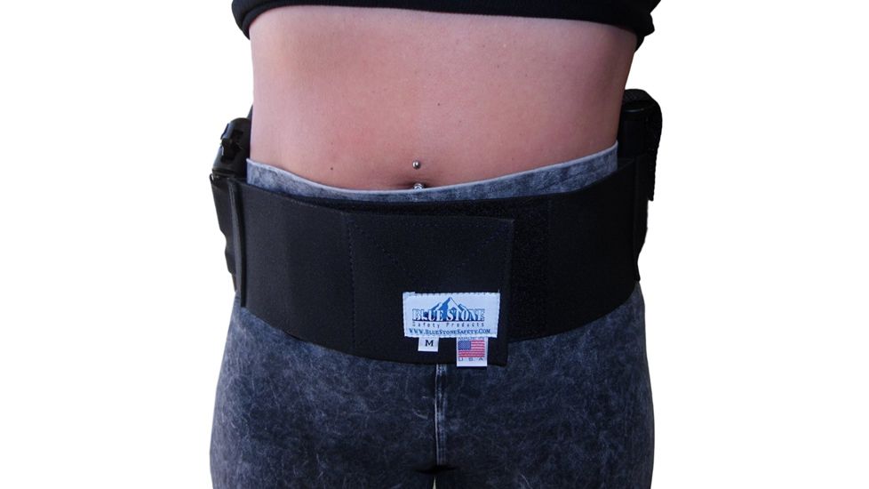 Blue Stone Safety Women's Undercover Belly Band Holster, Black, Small 25in-30in, Left Hand W14-001-LH