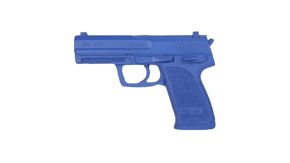 Blueguns Heckler &amp; Koch USP 9mm Training Guns, Unweighted, w/o Light/Laser Attachment, Handgun, Blue, FSUSP9