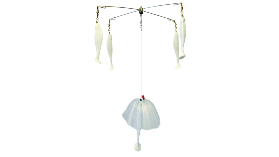Blue Water Candy 4-Arm Umbrella with Parachute, 4oz, White, 1516