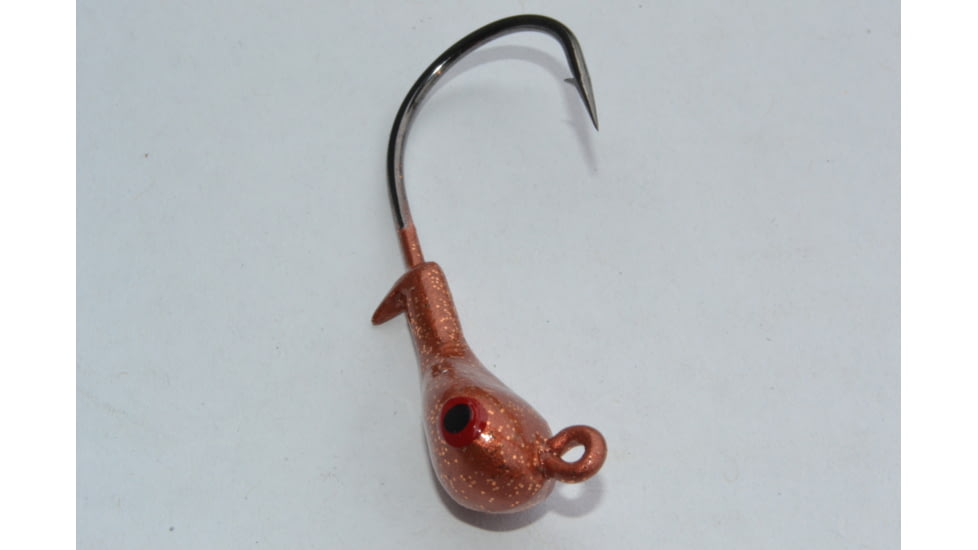 Blue Water Candy After Shock Jighead, 1/8 oz, New Penny, 4/Pack, 25815