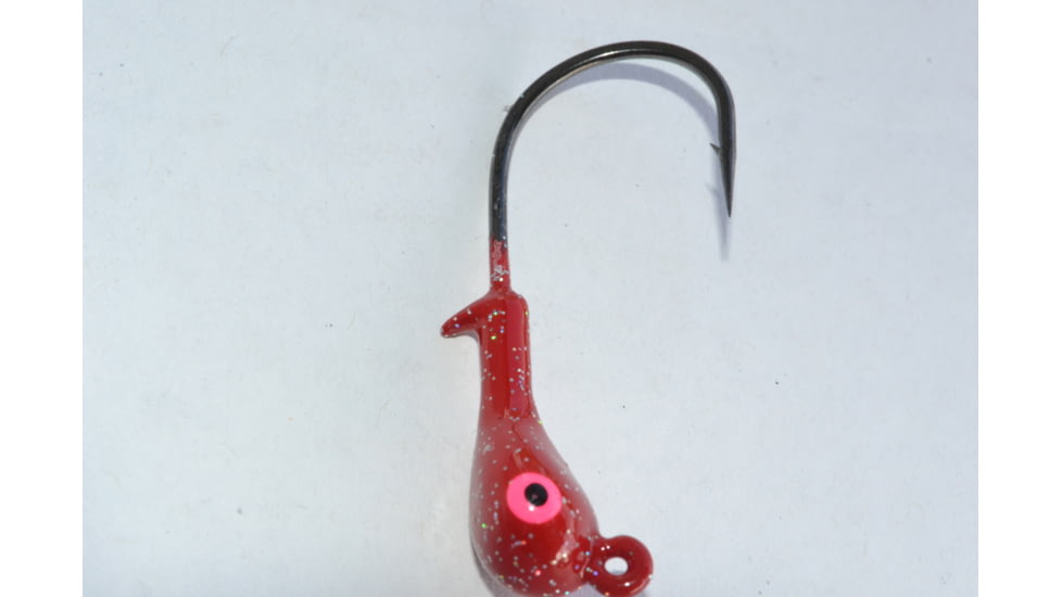 Blue Water Candy After Shock Jighead, 3/8 oz, Red, 4/Pack, 25305