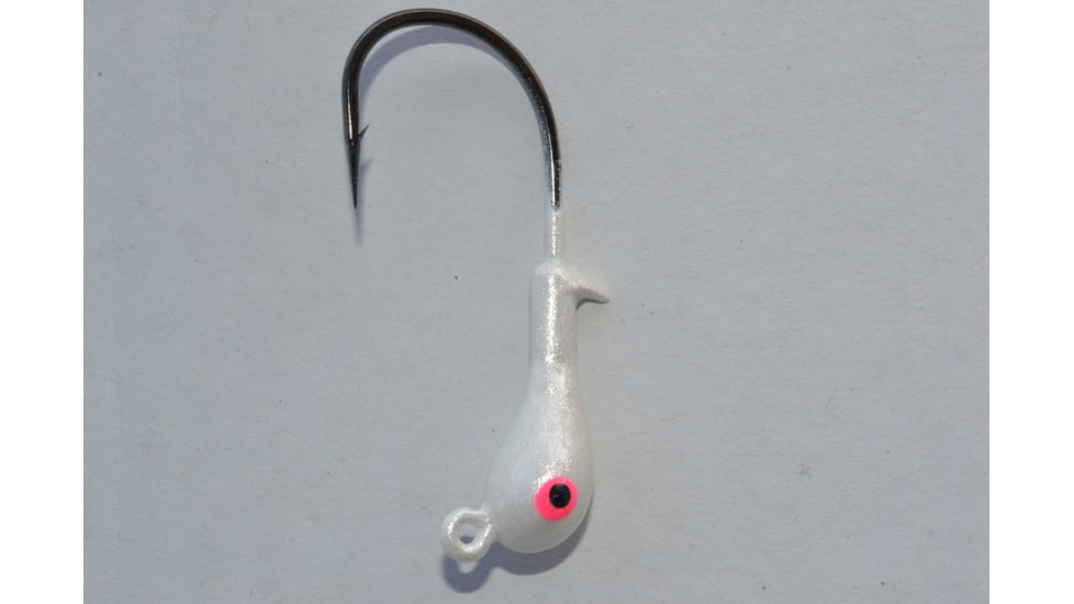 Blue Water Candy After Shock Jighead, 3/8 oz, White, 4/Pack, 25314