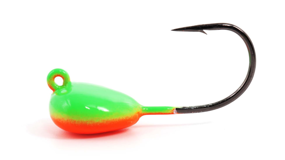 Blue Water Candy Bottom Bumper Jig Head, 1/2oz, 3 Pack, Orange/Green, 27025