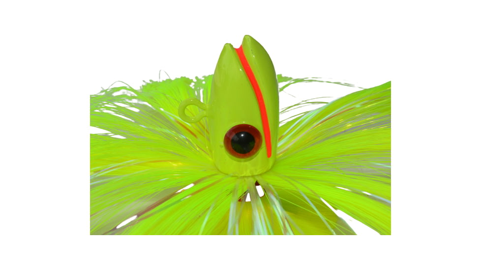Blue Water Candy Grinning Gus Parachute Lure, Chartreuse Skirt/Chartreuse Head, 6oz, 60011
