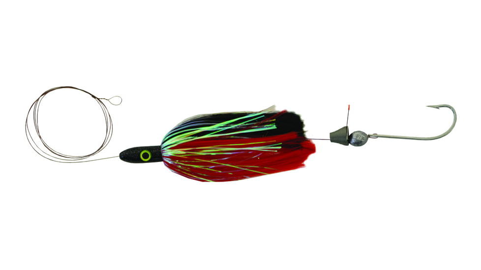 Blue Water Candy Rigged Jag, Red/Black, 55164