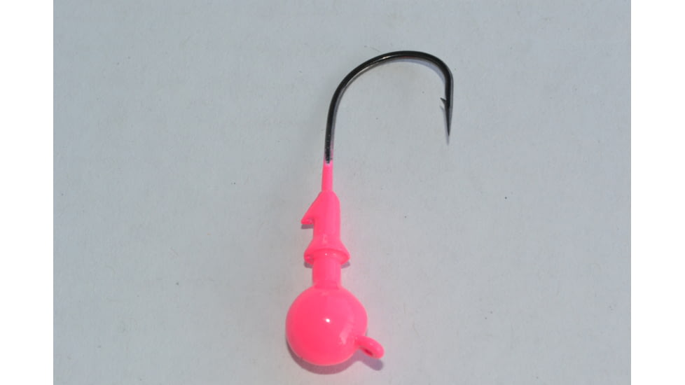 Blue Water Candy X-Eyed Ball Jig Head, 1/8 oz, Pink, 5/Pack, 23801