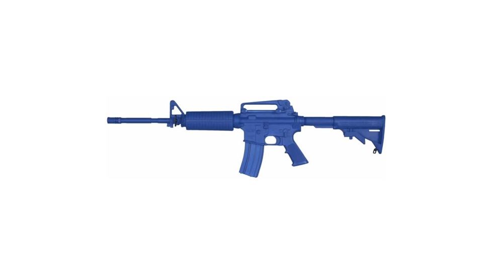Blueguns Training Long Gun, M4 Open Stock, Blue, FSM4