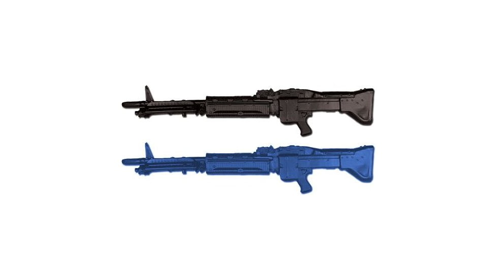 Blueguns Blueguns - Rubber M60 Machine Gun, Black, Blue