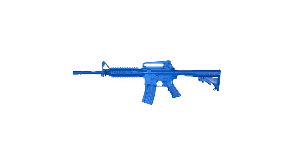 Blueguns Training Long Gun - M4 Open Stock Fwd Rail 14inch Barrel - FSM4R14W