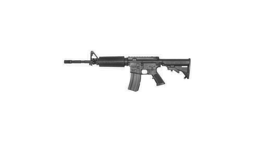 Blueguns Colt M4 Training Guns, Weighted, No Light/Laser Attachment, Rifle, Black, Flat Top Closed Stock, 14 Barrel, FSM4FTCS14WB