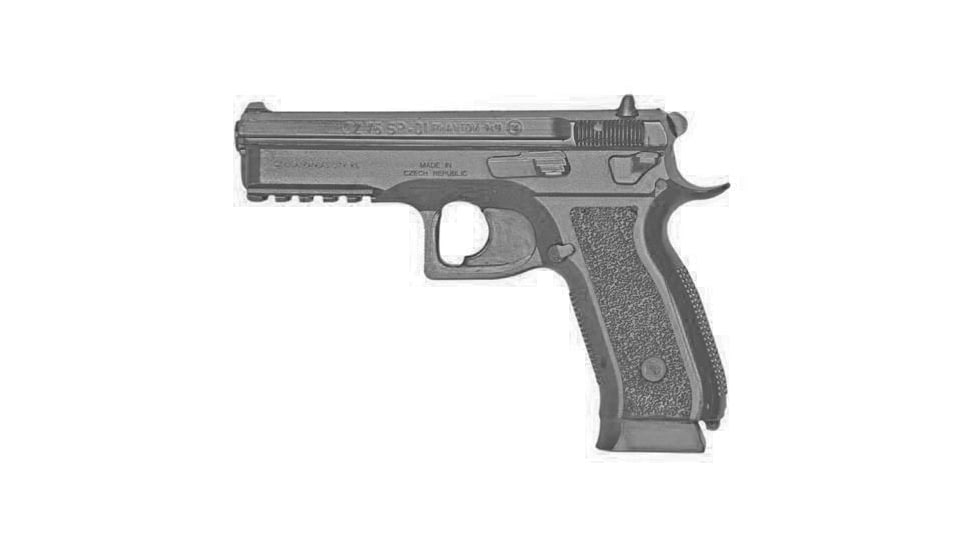 Blueguns CZ P-07 Duty Training Guns, Not Weighted, No Light/Laser Attachment, Handgun, Black, FSCZ75PB