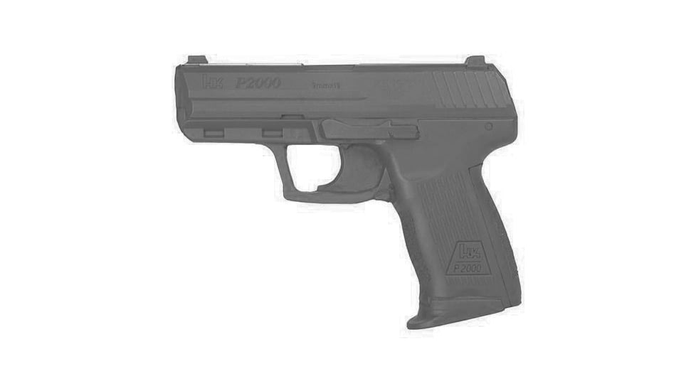 Blueguns Heckler &amp; Koch P2000 Euro Training Guns, Not Weighted, No Light/Laser Attachment, Rifle, Black, FSP2000EUB