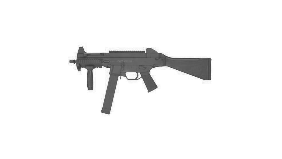 Blueguns Heckler &amp; Koch UMP45 Training Guns, Not Weighted, No Light/Laser Attachment, Rifle, Black, FSUMP45B