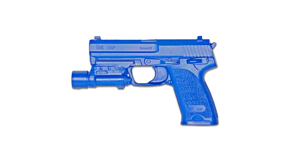 Blueguns H and K USP 9MM Training Handgun w/X300 Tactical Light, Blue, FSUSP9-X300