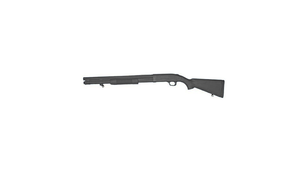 Blueguns Mossberg Model 590A1 Training Guns, Not Weighted, No Light/Laser Attachment, Shotgun, Black, w/20 Barrel, FS590A1B