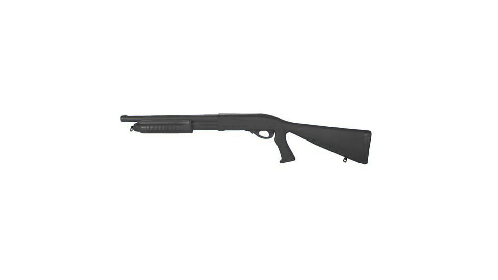 Blueguns Remington Model 870 14in Training Guns, Not Weighted, No Light/Laser Attachment, Rifle, Black, w/14 Barrel, Pistol Grip, FS87014PGB