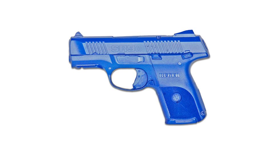 Blueguns Ruger SR9 Compact Training Guns, Unweighted, w/o Light/Laser Attachment, Handgun, Blue, FSSR9C
