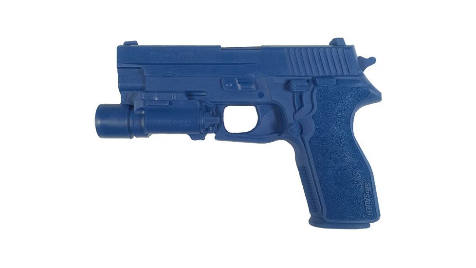 Blueguns SIG Sauer P227 Training Guns, Unweighted, Surefire X300, Handgun, w/X300 Tactical Light, Blue, FSP227-X300