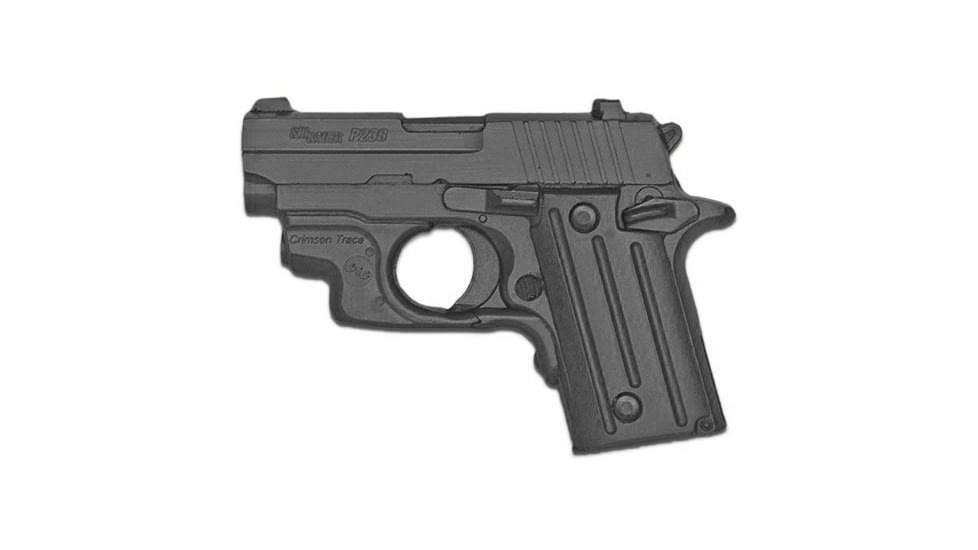Blueguns SIG Sauer P238 Training Guns, Not Weighted, Crimson Trace CTC Laserguard, Handgun, Black, FSP238CTB