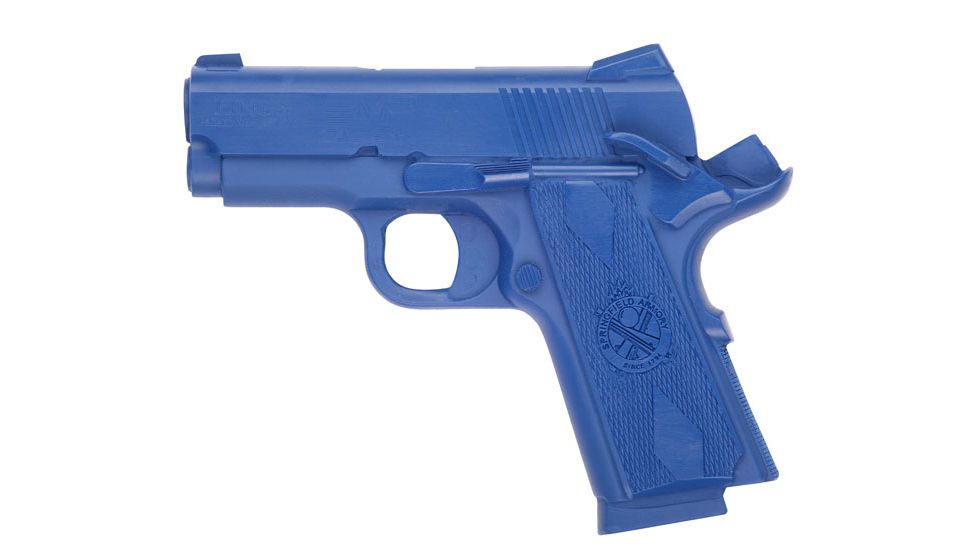Blueguns Springfield 1911 EMP 9mm Cocked and Locked Training Handgun, Blue, FSSP1911EMPCL