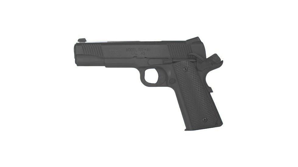 Blueguns Springfield Armory 1911A1 Training Guns, Not Weighted, No Light/Laser Attachment, Handgun, Cocked and Locked, Black, FSPX9109LCLB