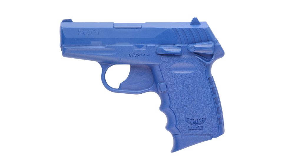 Blueguns SCCY CPX-1 Training Guns, Unweighted, w/o Light/Laser Attachment, Handgun, Blue, FSSCCYCPX1