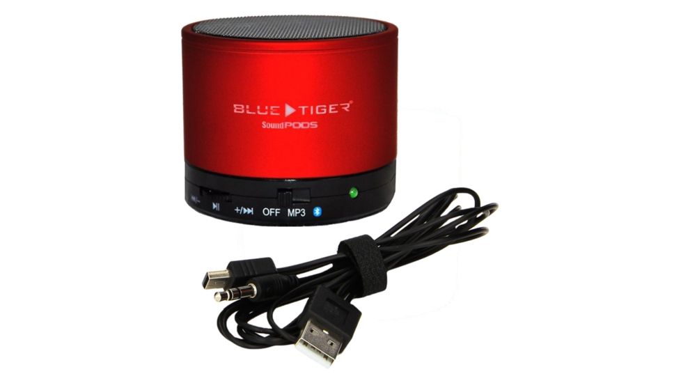 BLUETIGER Bluetooth Mini Speaker / Sound PODS, Red 17080588