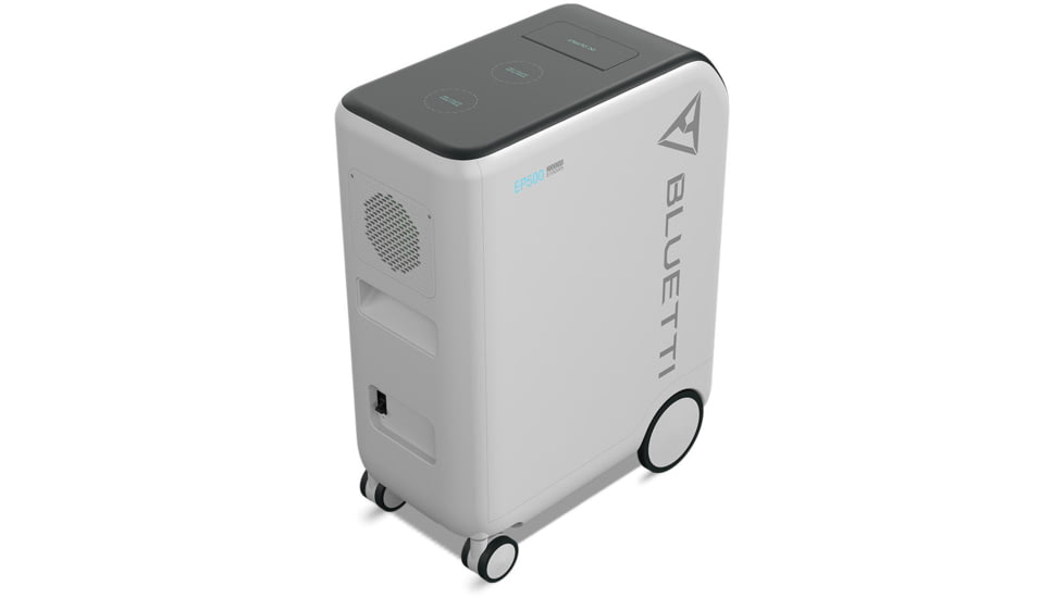 BLUETTI EP500 Solar Power Station, 2,000W/3,000W 5,100Wh, White, EP500-US-WH-BL-00