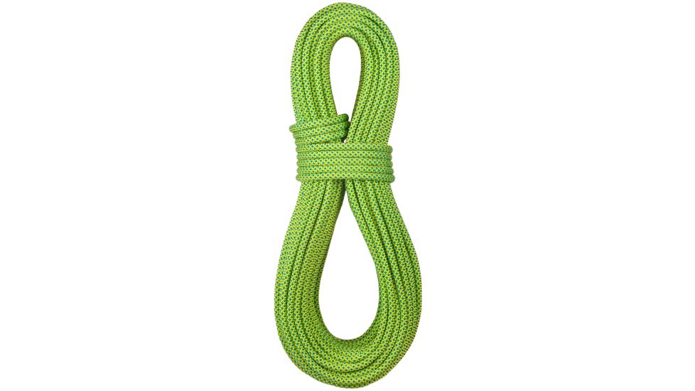 BlueWater Ropes 9mm Canyonator Climbing Rope-Green-Dry Cover-100 m
