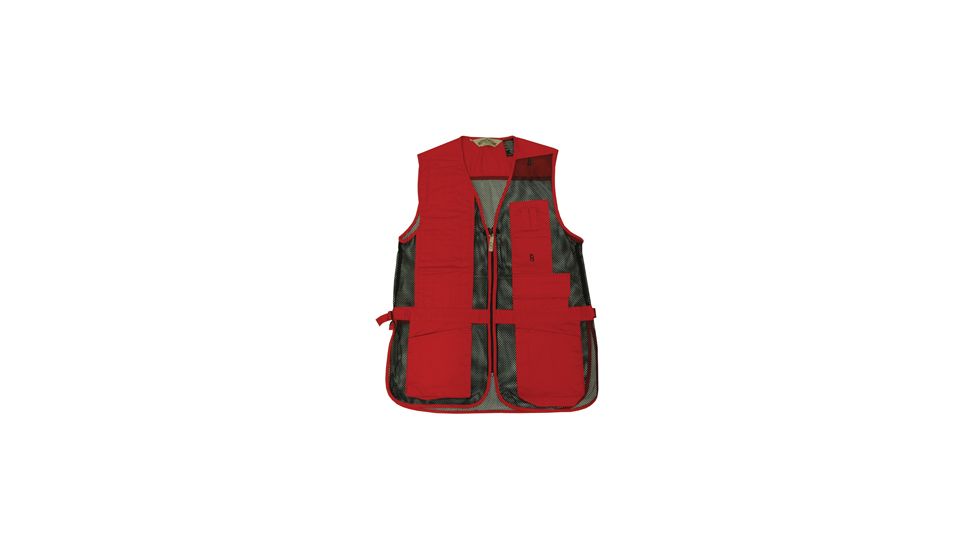 Bob Allen 240M Mesh Shooting Vest,Red,S 30276