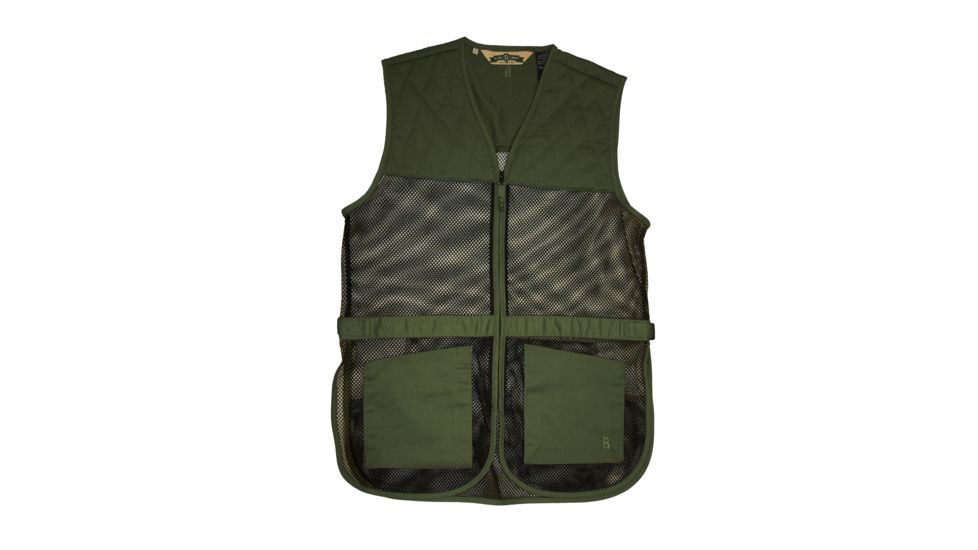 Bob Allen 245M Dual Pad Shooting Vest, L, Sage, 21445