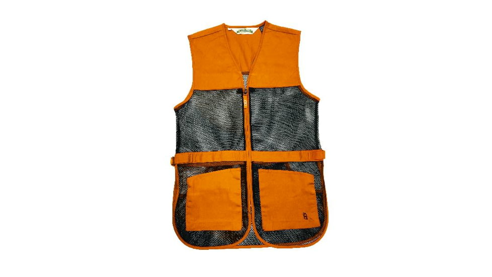 Bob Allen 245M Dual Pad Vest, Orange, Extra Small, 21654