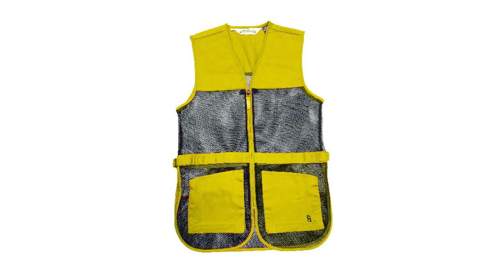 Bob Allen 245M Dual Pad Vest, Yellow/Gold, Small, 21631