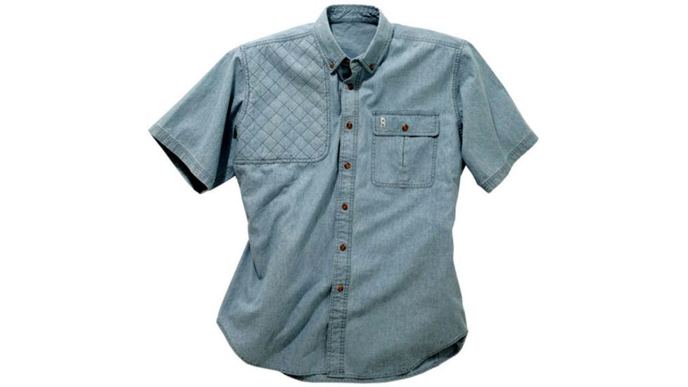 Bob Allen BA760 Short Sleeve Denim Shirt