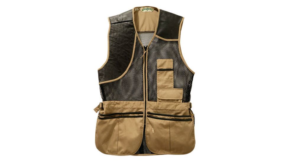Bob Allen 260M Shooting Full Mesh &amp; Leather Vest - Full Mesh &amp; Leather
