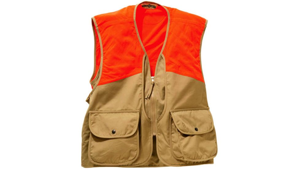 Bob Allen BA50 Upland Hunting Vest, Color: Tan/Orange