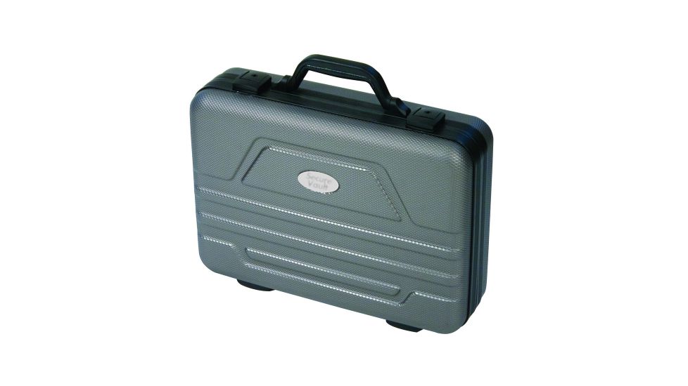 Bob Allen Silverside Three Pistol Case, Grey, 15.25in. x 10.75in. x 3.75in. 31102