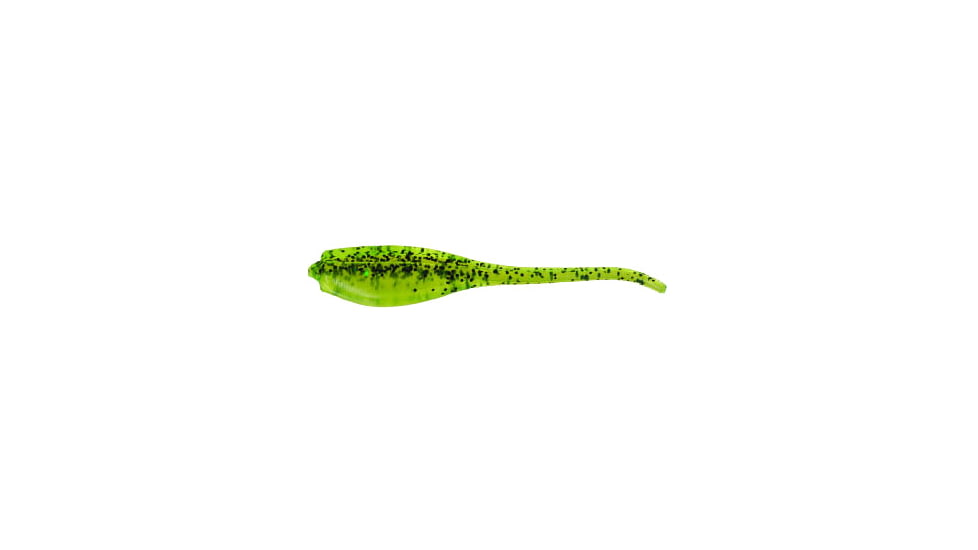 Bobby Garland Baby Shad Shad, 18, 2in, Chartreuse/Black Pepper, BGBS141-18