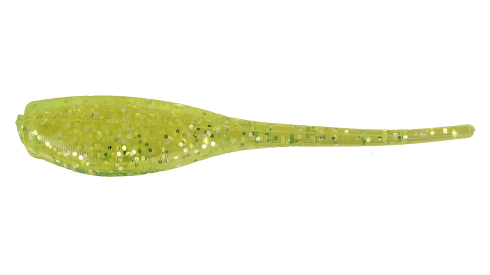 Bobby Garland Baby Shad Shad, 18, 2in, Chartreuse Silver, BGBS33-18