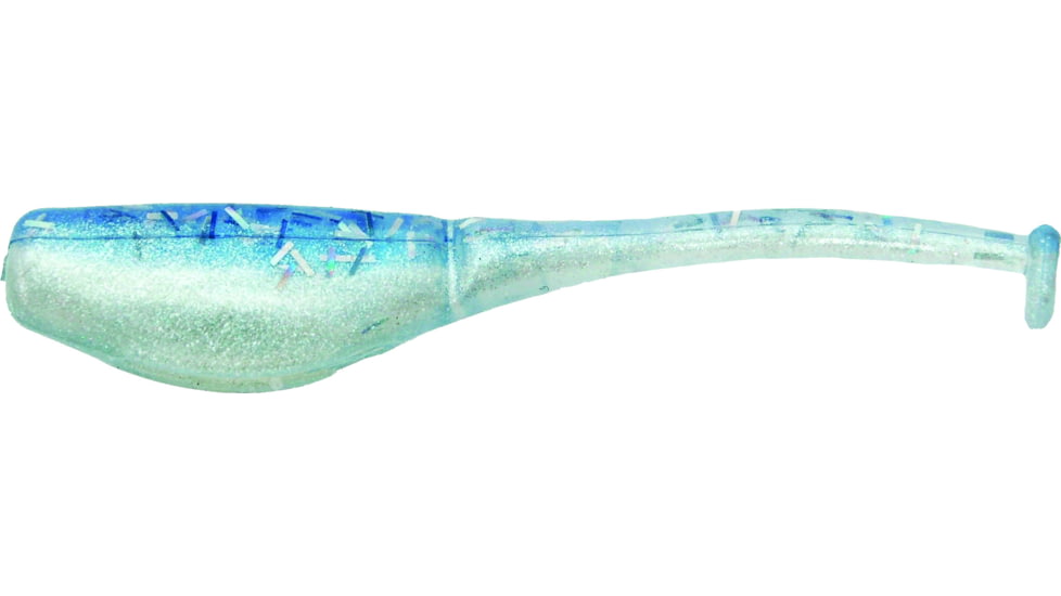 Bobby Garland Baby Shad Swim'R Soft Bait, 15, 1/4in, Blue Ice, BGBSSW336-15