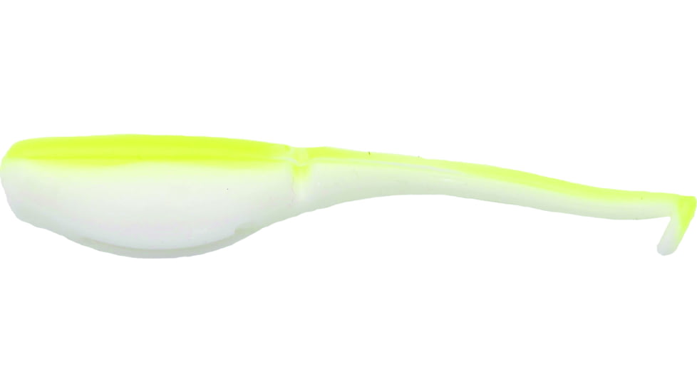 Bobby Garland Baby Shad Swim'R Soft Bait, 15, 1/4in, Bone White/Chartreuse, BGBSSW1905-15