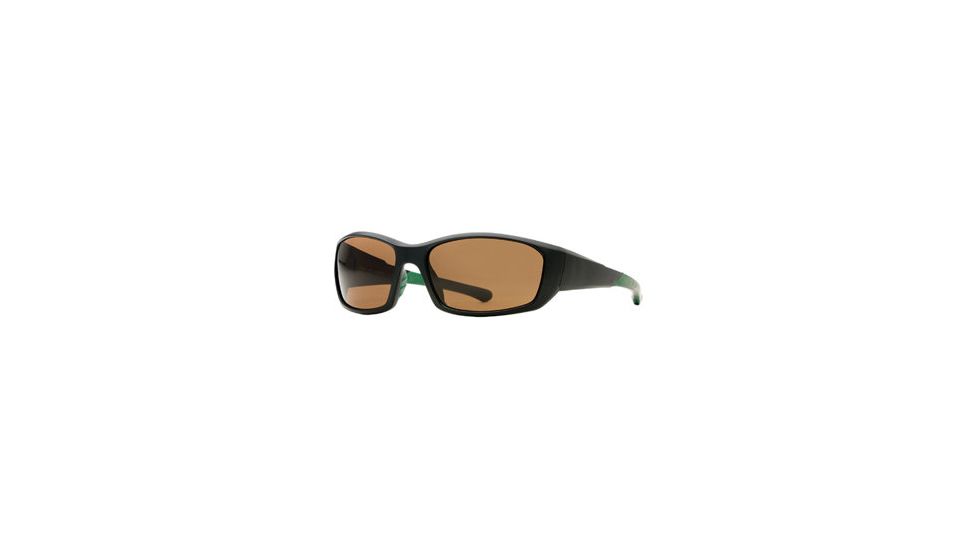 Bobby Jones BJ Ben SEBJ BENN06 Single Vision Prescription Sunglasses SEBJ BENN065925 GN - Lens Diameter: 60 mm, Frame Color: Black W/ Green Rubber, Lens Diameter: 59 mm