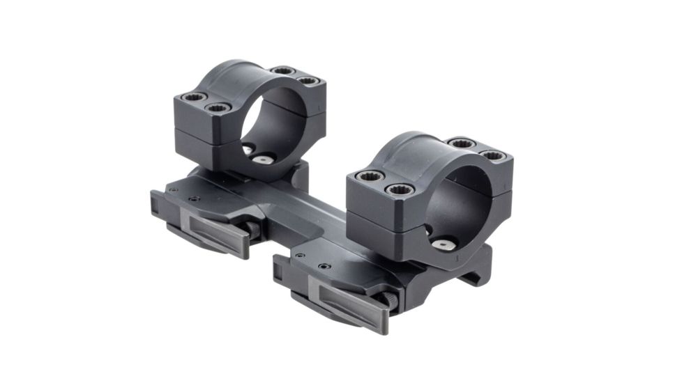 Bobro Engineering Compact Dual Lever Scope Mount, Low, 1in Rings, Black B77-860-254