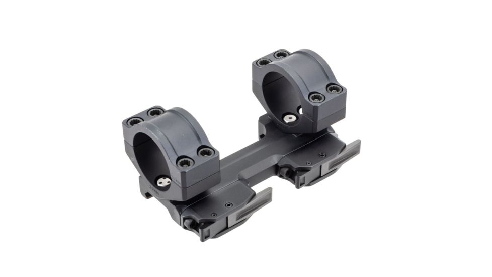 Bobro Engineering Compact Dual Lever Scope Mount, Low, 30mm Rings, Black B77-950-300