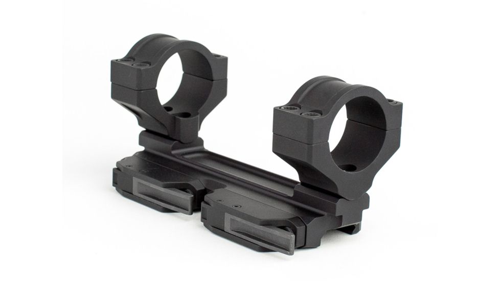 Bobro Engineering SCAR Dual Lever Mount 34mm Rings, Left Side Levers, Black B17-187-340-LL