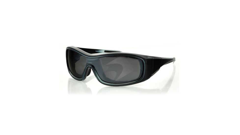 Bobster ZOE Sunglasses - Smoked Crystal Frame, Smoked Lens BZOE601