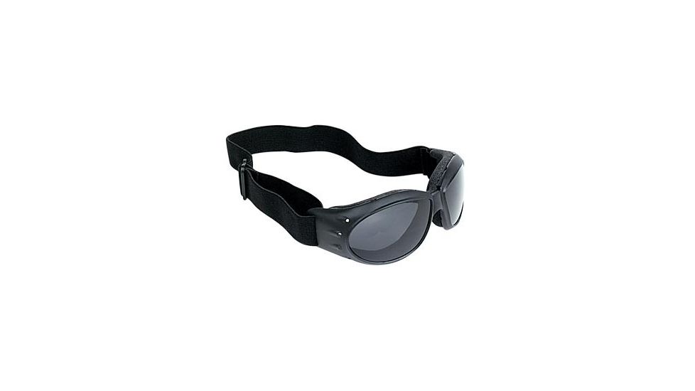 Bobster Cruiser Goggles, Black Frame, Smoke Anti-fog Lens