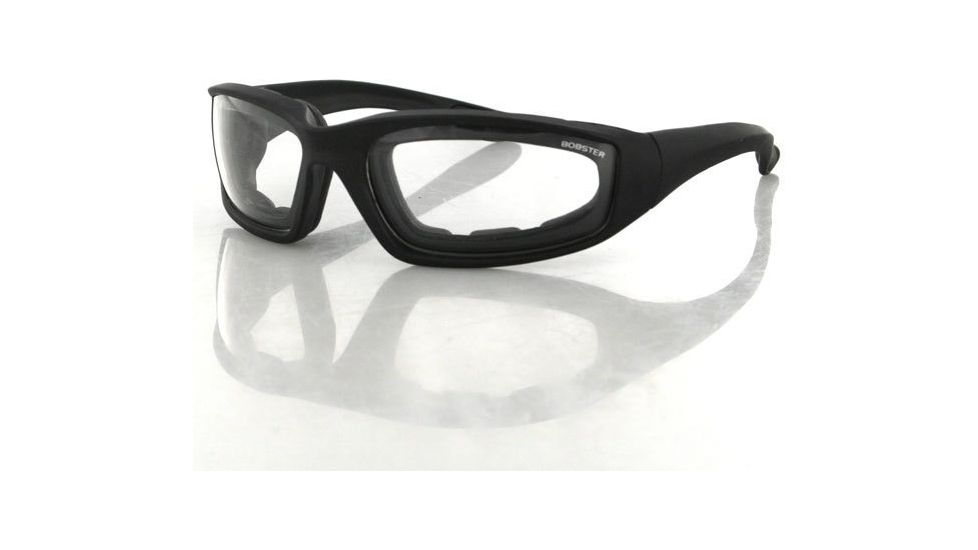 Bobster Foamerz2 Sunglass, Clear Lenses, Black Frame ES214C