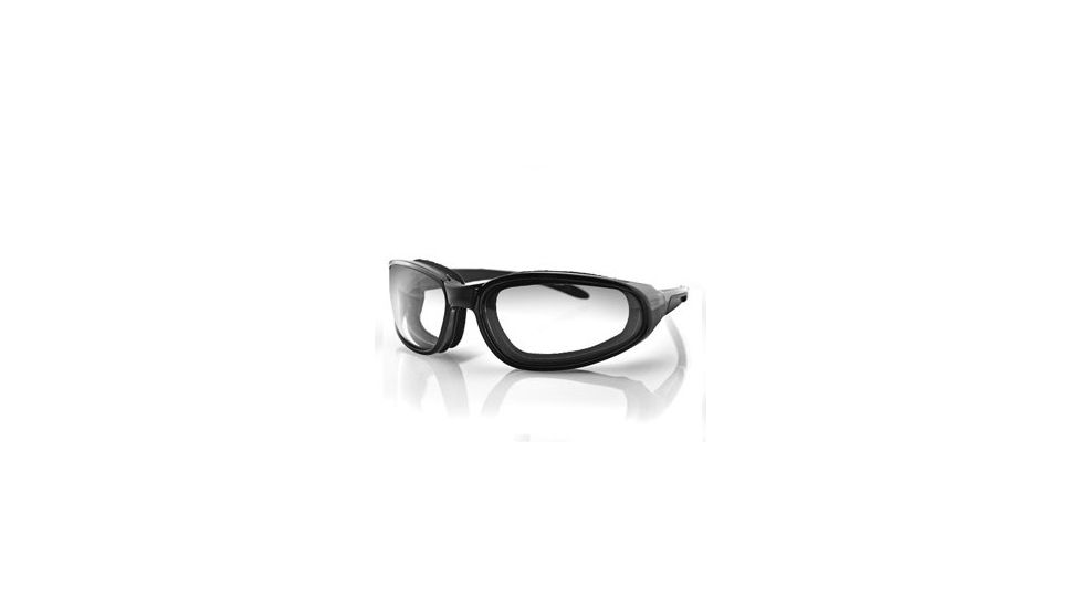 Bobster Hekler Sunglasses - Black Frame and Anti Fog Photochromic Lens EHEK001