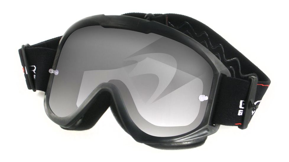 Bobster Beginner Off-Road Goggle, Tear-off Lens, Blk, MX1-100BK 